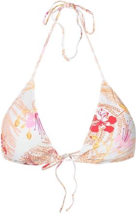 Clube Bossa Aava floral-print bikini-top - women - Polyamide/Elastane - P - Neutrals