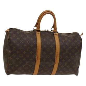 Louis Vuitton Vintage Weekend Bags, unisex, Brown, ONE SIZE, Pre-owned Weekend Bag