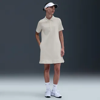 Nike Womens Golf Polo Dress in White | IF8522-133