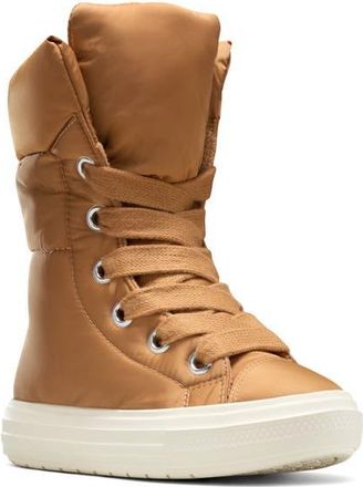 Converse Gender Inclusive Chuck Taylor All Star Elements Water Repellent Puffer Boot in Incensed/Egret/Black at Nordstrom, Size 5.5 Womens