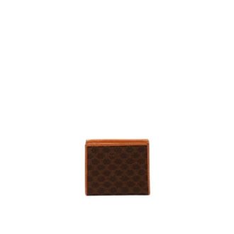 Celine Pre-owned Wallets, female, Brown, Size: ONE SIZE Pre-owned Le Portefeuille Macadam Wallet