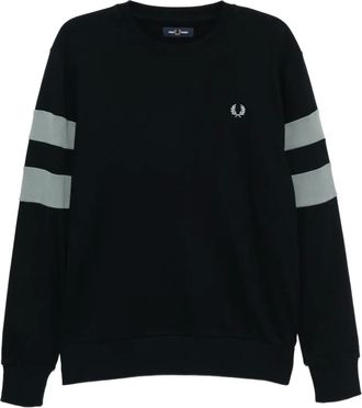 Fred Perry T-shirt in cotone con logo ricamato - Blu