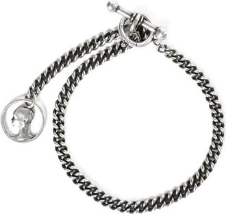 Ann Demeulemeester Bracciale Damy Coin - Argento