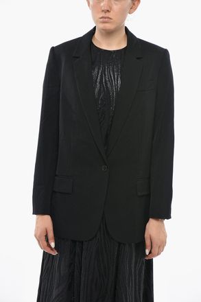 Stella McCartney Blazer MIAH in Lana con Tasche ad Aletta Stella McCartney