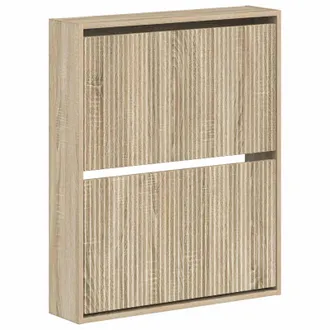vidaXL Armario De Zapatos Montado En La Pared Arnhem 71 X 17 X 86 Cm Vidaxl