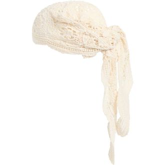 BP. Crochet Head Scarf in Ivory at Nordstrom