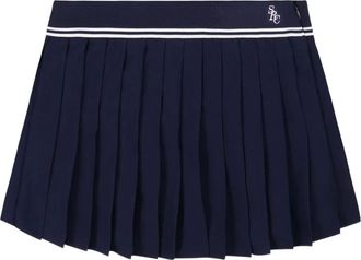 Sporty & Rich Minigonna pliss&eacute; - Blu