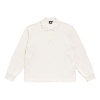 St&uuml;ssy Classic Pique Ls Polo Bone 1140411-BONE