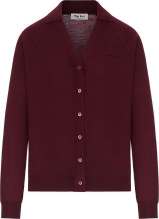 Miu Miu CARDIGAN IN THE FINEST WOOL YARN - Miu Miu - Woman