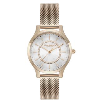 Olivia Burton Watches, female, Yellow, ONE SIZE, Wonderlust Mesh Bracelet Watch