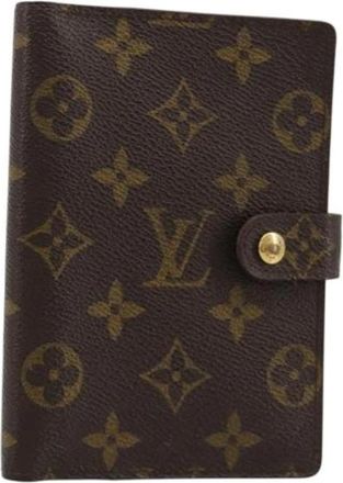 Louis Vuitton Pre-owned Day Planner Cover - Dames - Vintage Accessoires - Bruin - ONE Size - Vintage