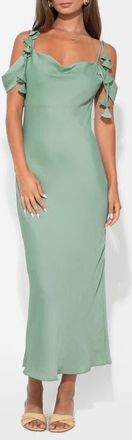 Adelyn Rae Alana Cold Shoulder Dress in Sea Jade at Nordstrom, Size X-Large