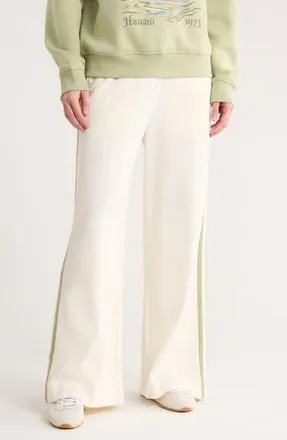 Billabong Weekend Vibes Wide Leg Pants in Salt Crystal at Nordstrom Rack, Size Medium