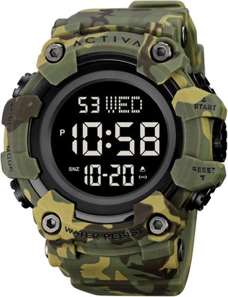 Invicta Activa X Invicta Digital ACW1968-001 Heren Horloge - Quartz Uurwerk - Plastic met zwarte Wijzerplaat - 56mm