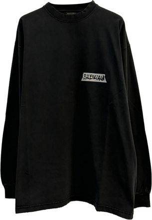 Balenciaga Camiseta Con Cinta Adhesiva