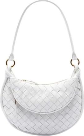 Bottega Veneta Pre-owned Gemelli Schoudertas - Dames - Vintage Schoudertas - Wit - ONE Size - Leer - Vintage
