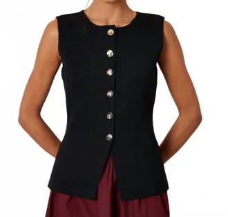 Hem & Thread City Blouse In Black