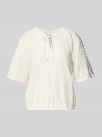 s.Oliver Red Label Relaxed Fit Blusenshirt aus Viskose-Mix in Ecru, Gr&ouml;&szlig;e 34