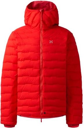 Hagl&ouml;fs Spitz Down Hood Daunenjacke f&uuml;r Herren | rot