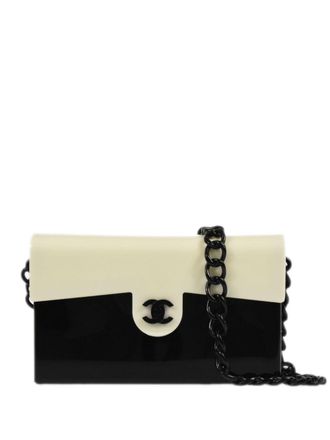 Chanel 2000 CC two-tone shoulder bag - women - Plastic - One Size - Neutrals