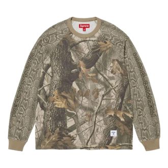 SUPREME FW26 Wildlife Camo Raglan L/S Top Realtree Hardwoods Camo SUP-FW26-062-HMO