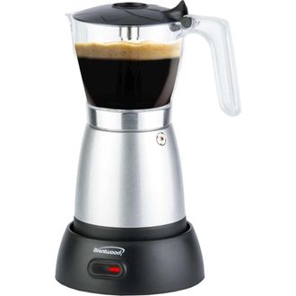 Brentwood Electric Moka Pot Espresso Machine in Stainless Steel at Nordstrom