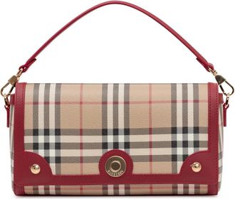 Burberry Compacte Gestructureerde Tas - Dames - Handtassen - Veelkleurig - ONE Size - Katoen - Tassen