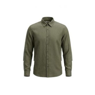 40weft Casual Shirt - Heren - Casual Overhemden - Groen - S - Overhemden