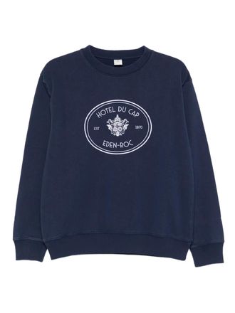 Sporty & Rich Eden-Roc crest sweatshirt - Blue