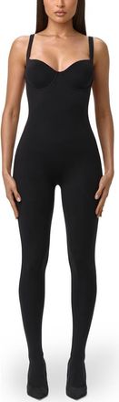 Naked Wardrobe Naked Tank Jumpsuit in Black at Nordstrom, Size X-Small