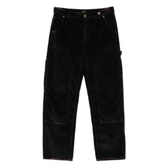 Pinko Tapered Trousers, female, Black, W26, Praia Worker