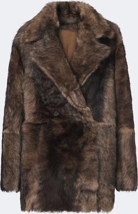 Arma Altina reversible shearling peacoat