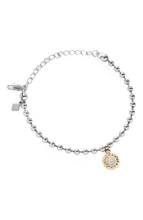 Alex and Ani Sunflower Ball Chain Bracelet in Two Tone at Nordstrom