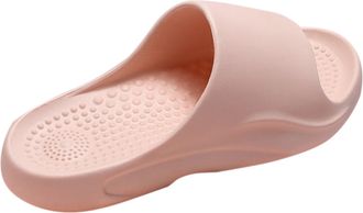 Generic WomenS Slippers Sliders Women:Non-Slip Bathroom Slippers Open Toes Comfortable Sliders Wide Fit Slip On Slipper Soft Soles Flat Sandals Summer Lightwe