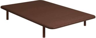Colchones Aznar Base Tapizada Malla 3d Reforzada Con 5 Barras Transversales Wengue - 160x182 Cm (2 De 80x182)