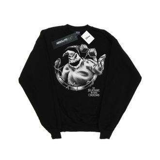 Disney Heren Nightmare Before Christmas Ooogie Boogie Mono Sweatshirt (Zwart)