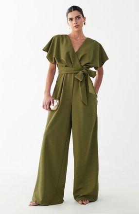 ST MRLO Hannah Jumpsuit in Khaki at Nordstrom, Size 4