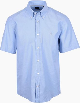 HUGO BOSS Mens Boss Black H LIAM SHIRT LIGHT PASTEL BLUE - Size: 42