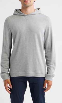 Johnnie-O Cotton Blend Hoodie in Light Gray at Nordstrom, Size Xx-Large