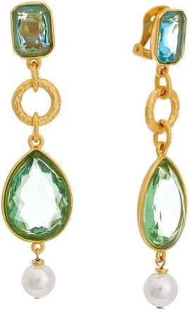 Ben-Amun Ben-Amun Plated Clip-On Earrings