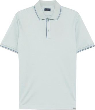 Paul & Shark Tops, Heren, Blauw, 2Xl, Katoen, Katoenen Polo Shirt 2 Knopen Italië