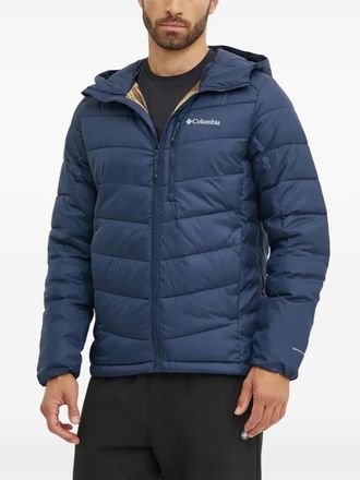 Columbia Gevoerd jack met capuchon - Blauw