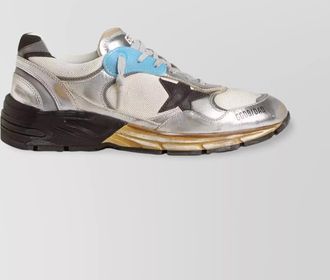Golden Goose dad sneaker star detail metallic sole