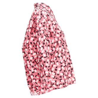 Marni cotton feather print boxy shirt