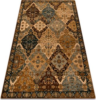 RugsX Rugsx - Alfombra De Lana Omega Torino Oriental - Color Co&ntilde;ac Beige 235x350 Cm