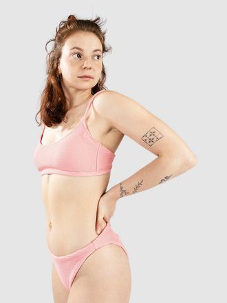 Volcom So Current Crop Bikini Top rosado
