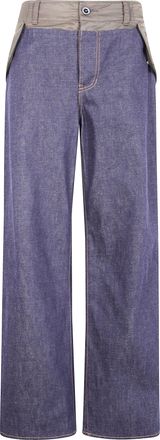 sacai Wide Leg Denim Pants