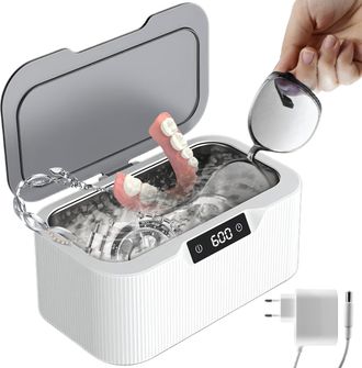 OEM Dispositivo De Limpieza Ultras&oacute;nica, Dispositivo De Limpieza De Gafas, Limpiador Ultras&oacute;nico De 500 Ml, Ba&ntilde;o Ultras&oacute;nico, Limpiador Con 4 Funciones De