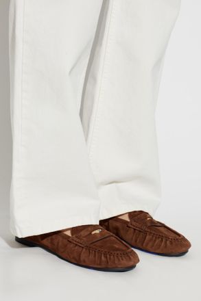 Burberry Fawn Ballerinas, Womens, Brown