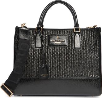 Kurt Geiger Chiswick Top Handle Top Bag in Black at Nordstrom Rack
